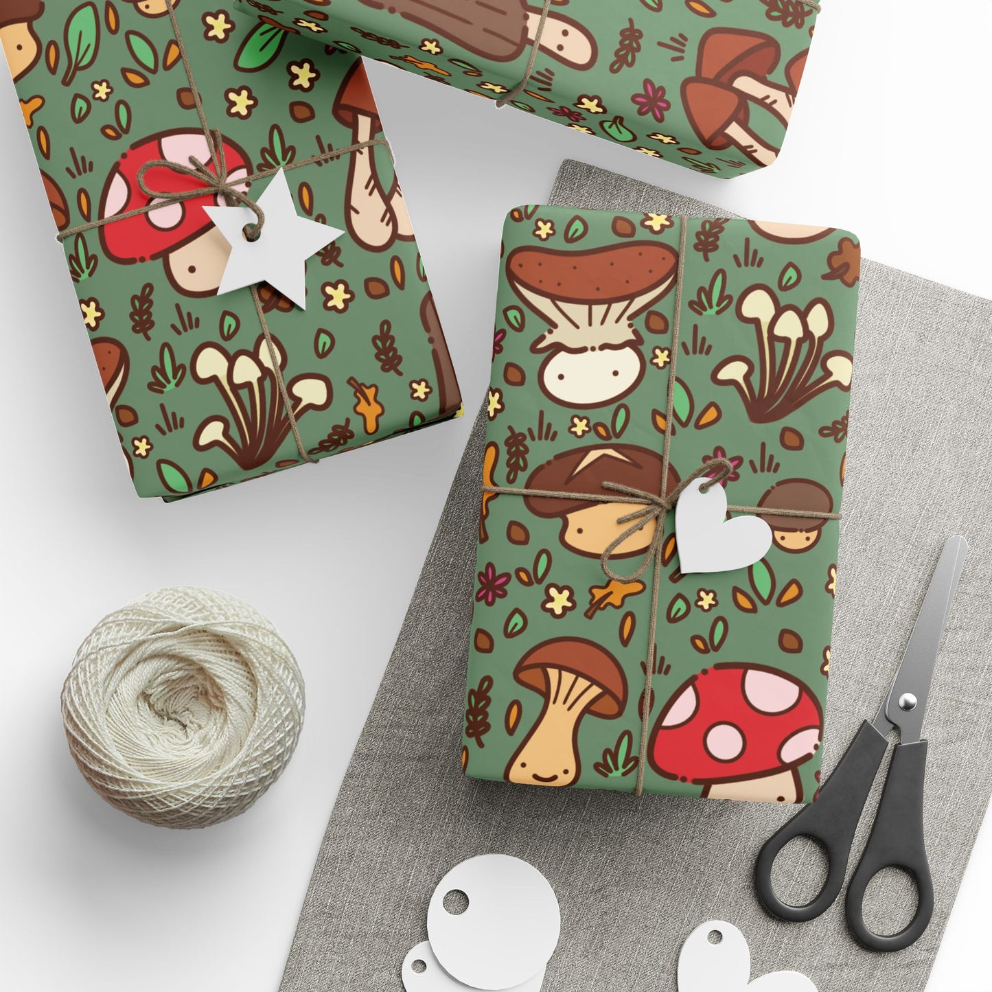 Mushie Buddies Gift Wrapping Paper