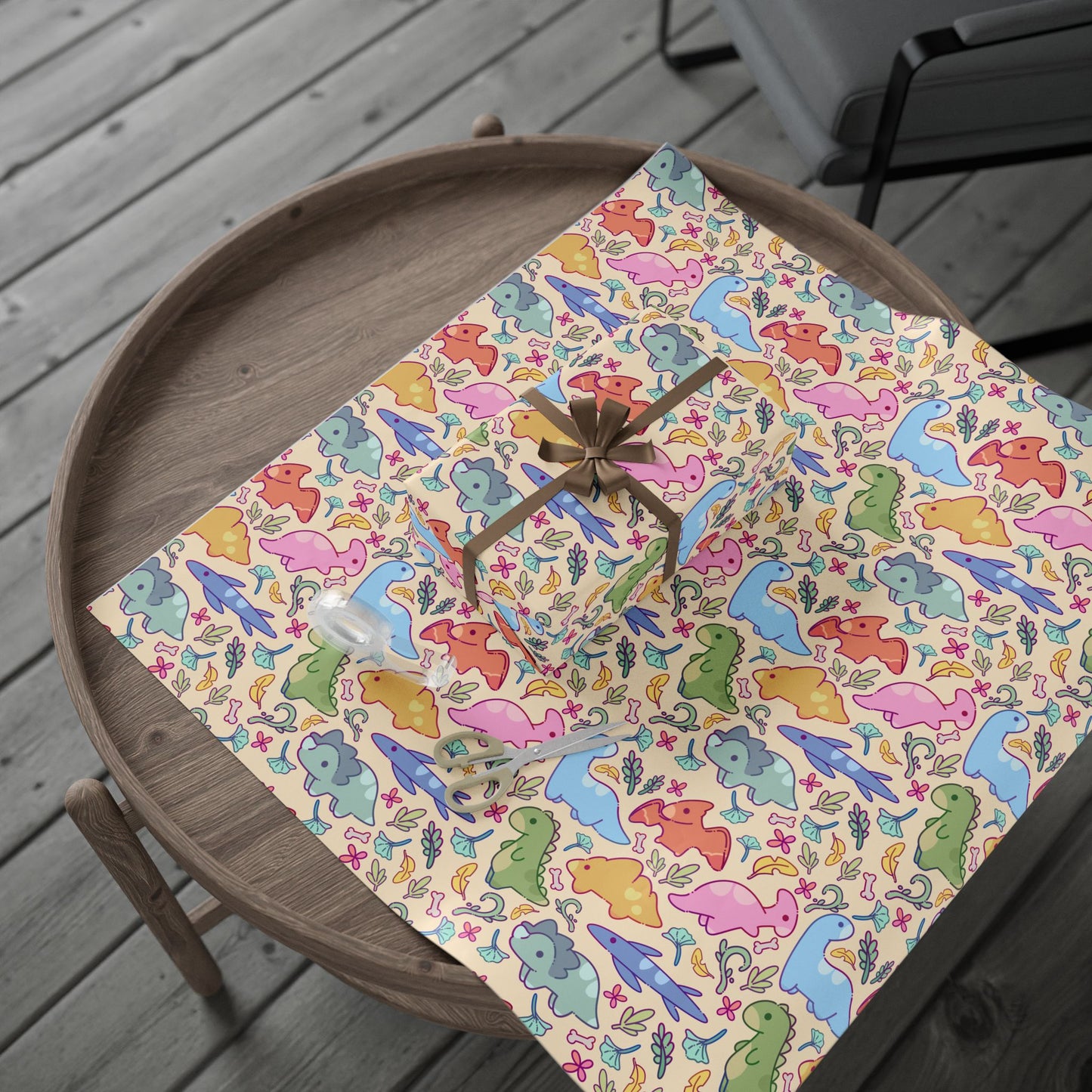 Happi Dinos Gift Wrapping Paper