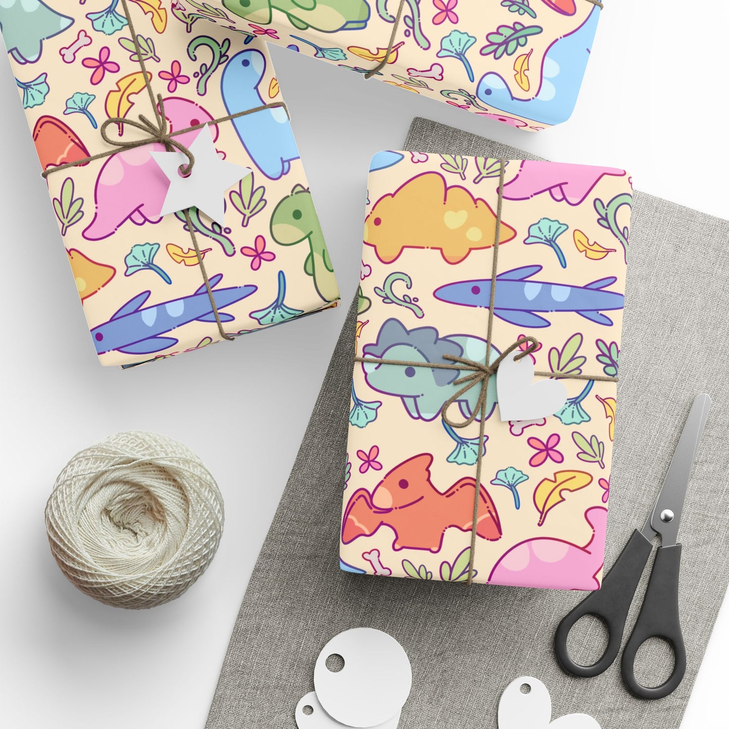 Happi Dinos Gift Wrapping Paper