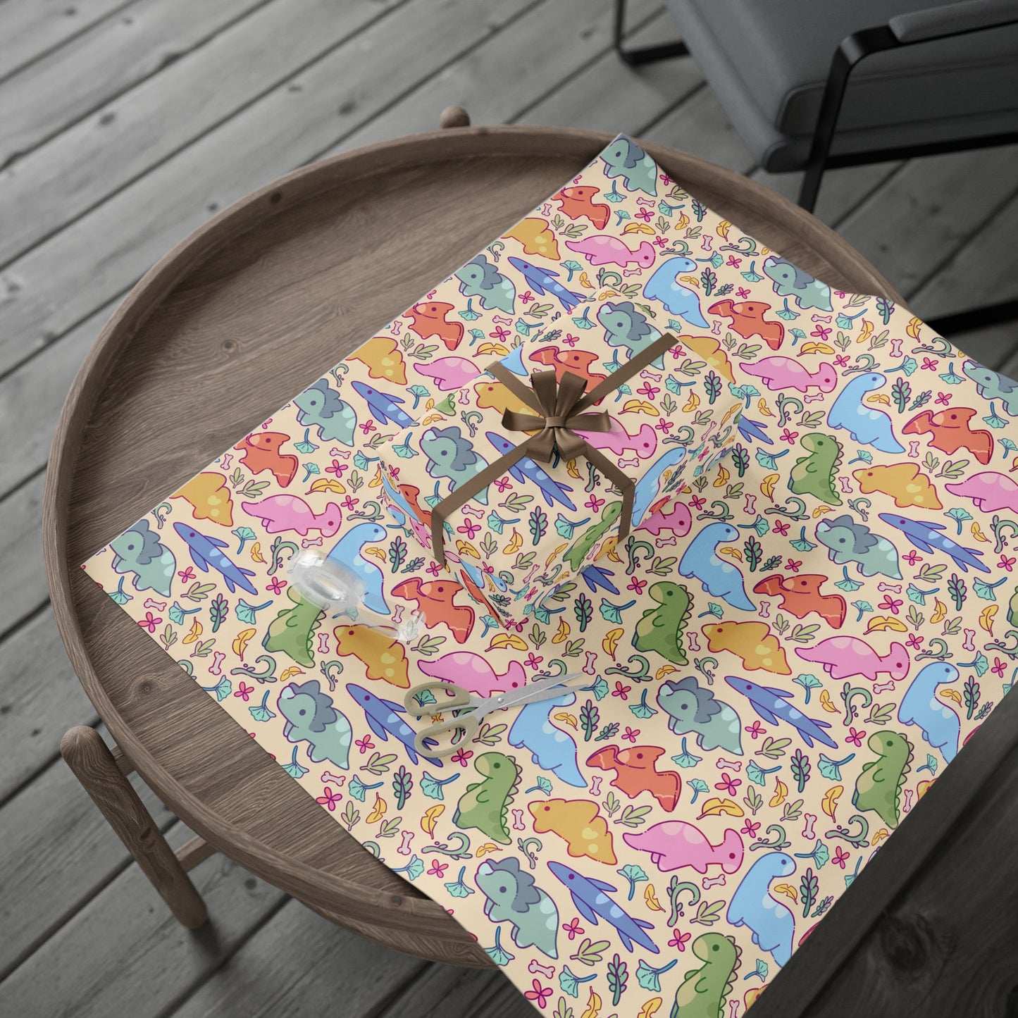 Happi Dinos Gift Wrapping Paper