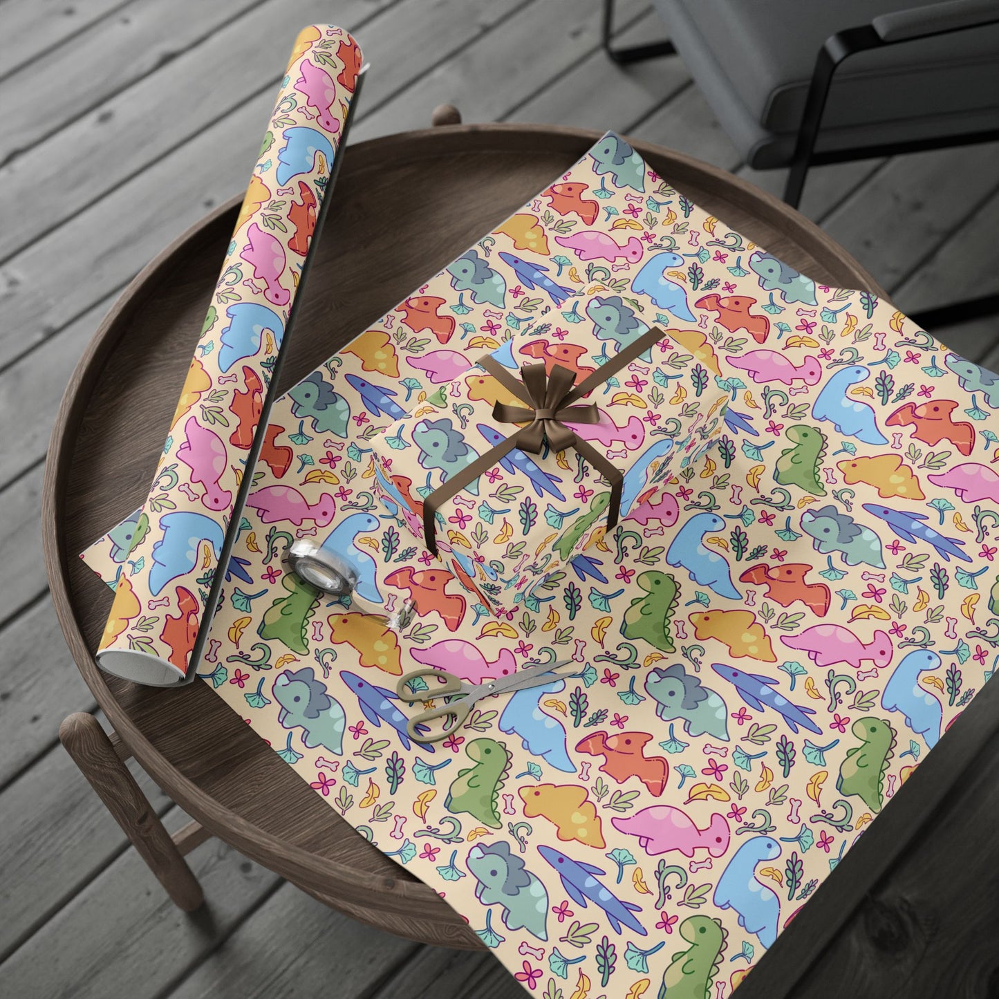 Happi Dinos Gift Wrapping Paper