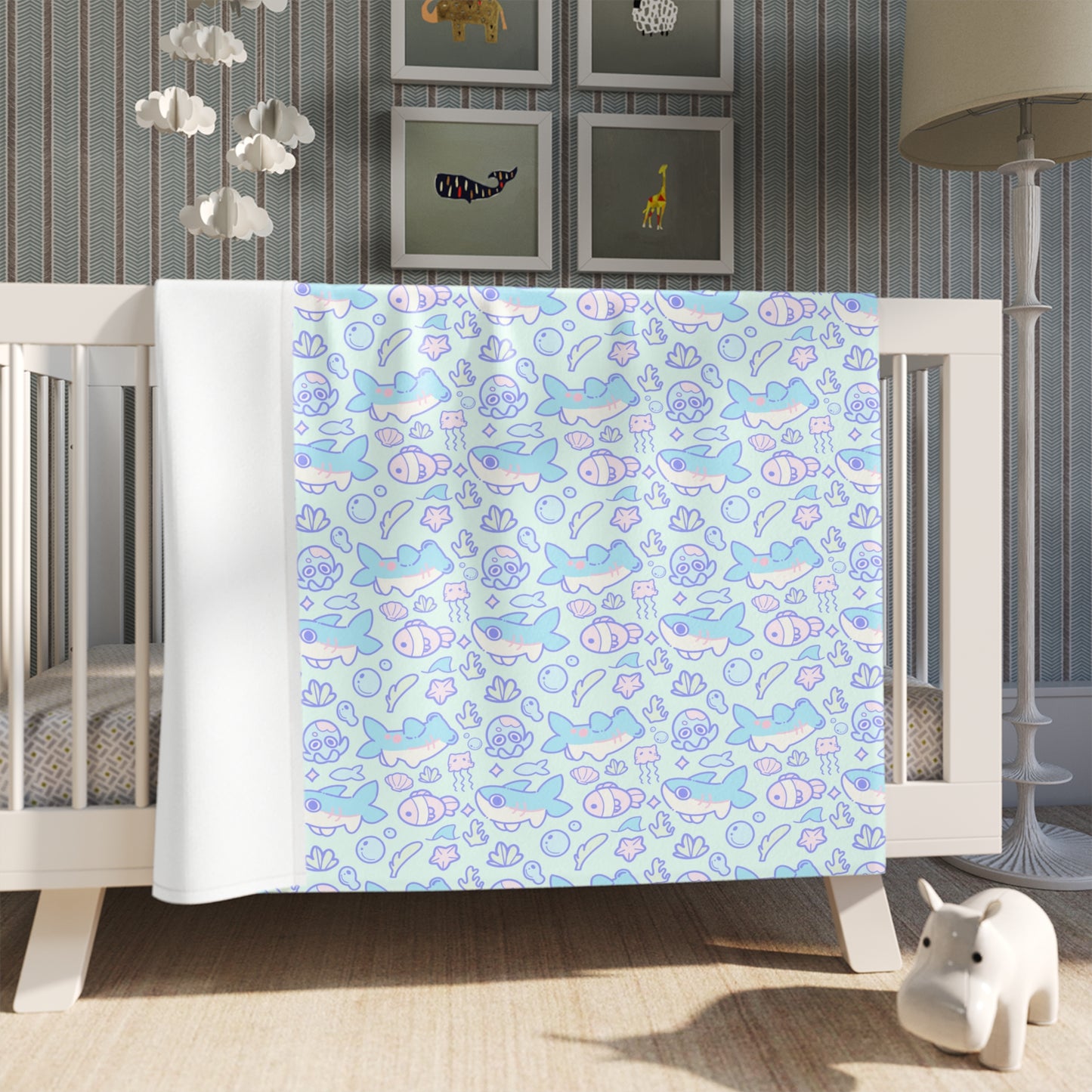 Underwater Friends Throw Blanket