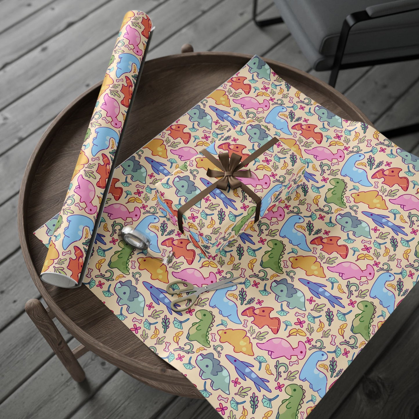 Happi Dinos Gift Wrapping Paper