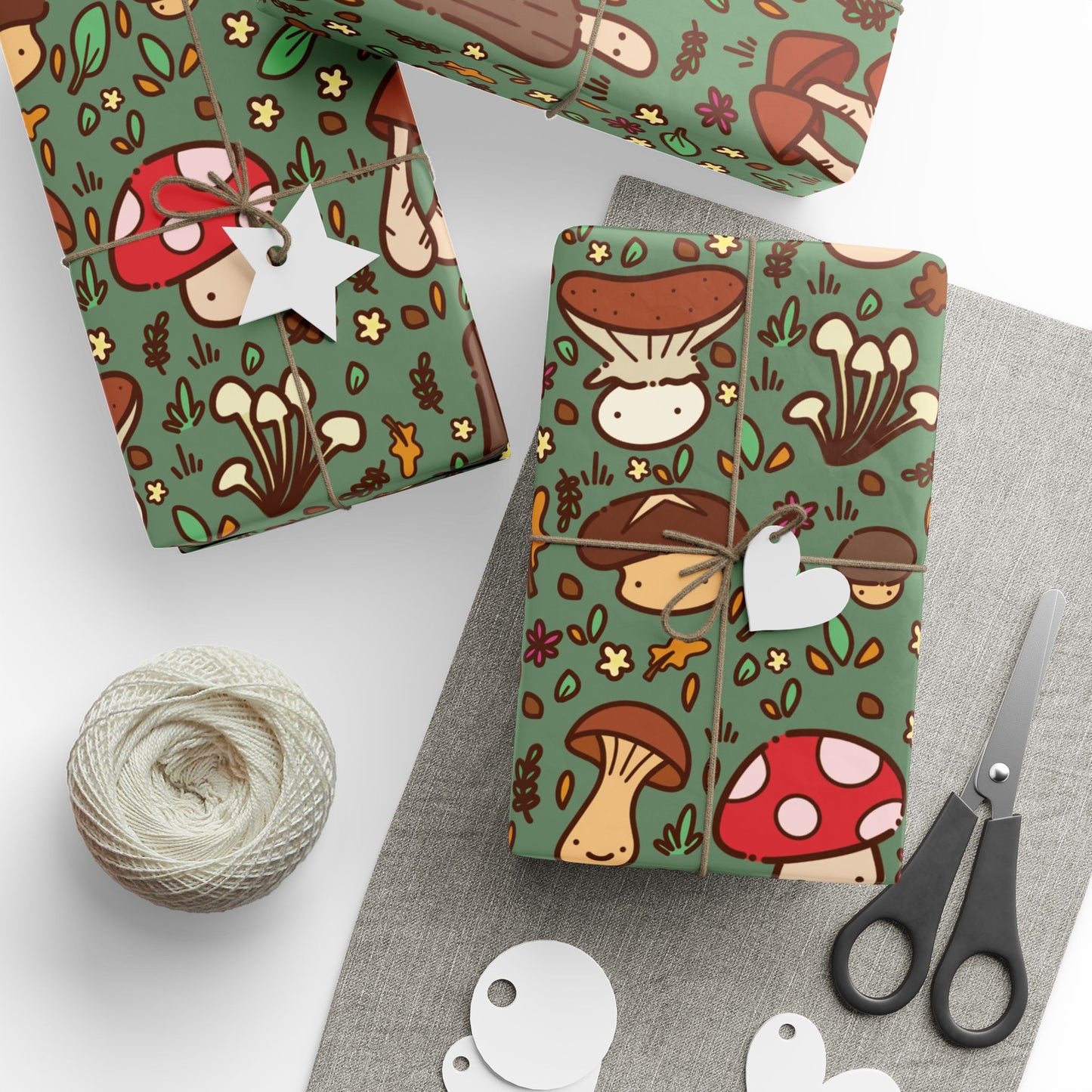 Mushie Buddies Gift Wrapping Paper