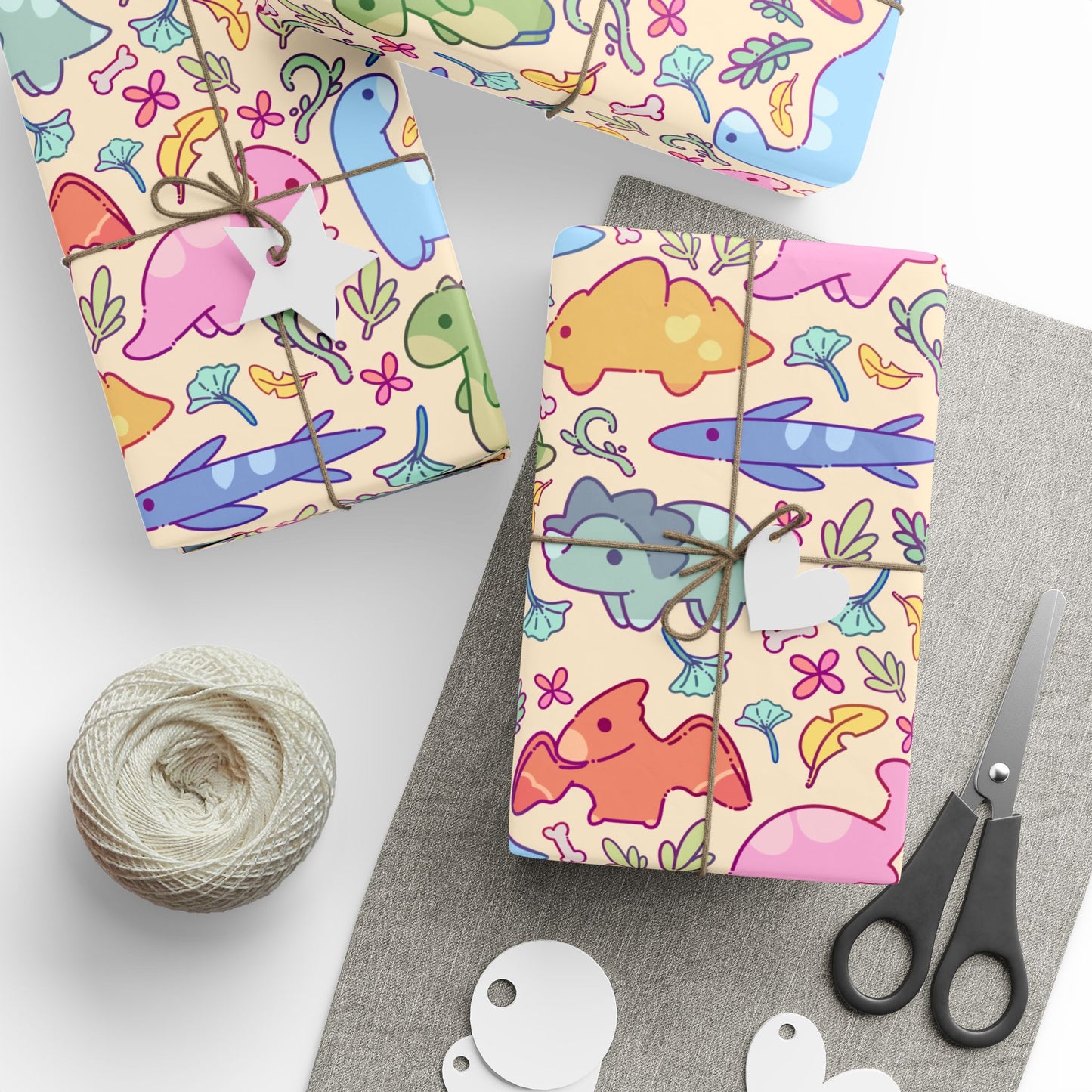 Happi Dinos Gift Wrapping Paper