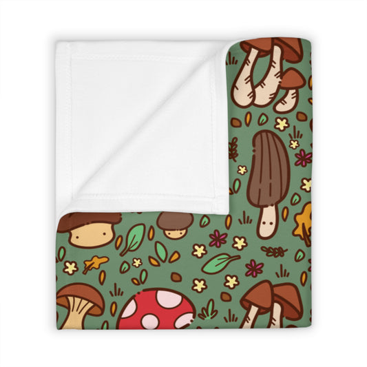Mushie Buddies Throw Blanket