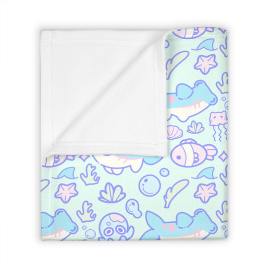 Underwater Friends Throw Blanket