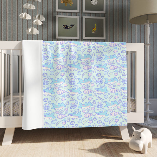 Underwater Friends Throw Blanket