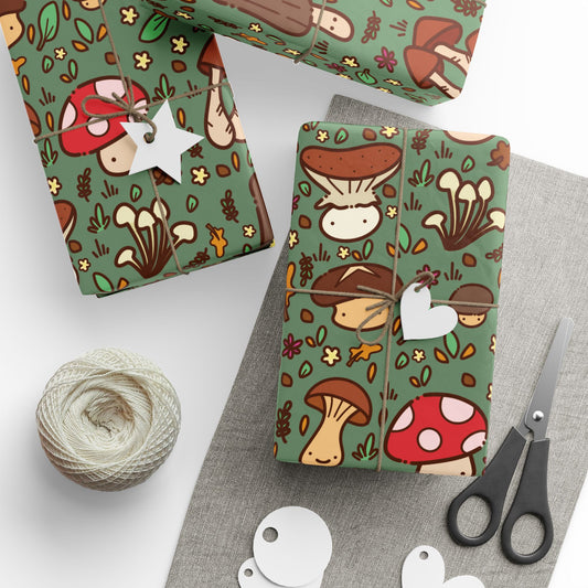 Mushie Buddies Gift Wrapping Paper